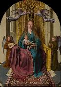 Quentin Matsys The Virgin and Child Enthroned, with Four Angels china oil painting artist